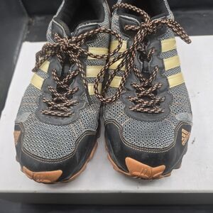 Adidas Men's Gray‎ and Orange Athletic Shoes